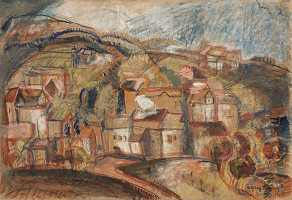 József Egry – Pohľad na mesto 