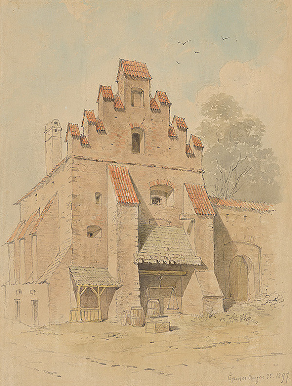 Viktor Myskovszky – Stará tržnica v Prešove 