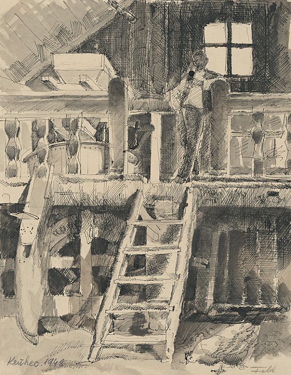 Ľudovít Feld – Na schodoch 