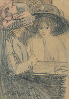 Gyula Kövér – Dámy v klobúku 