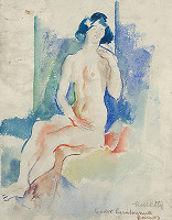 János Kmetty – Ženský akt 