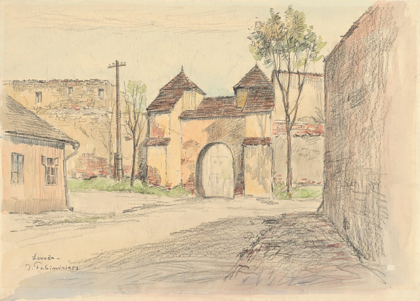 Jozef Fabini – Mestská brána v Levoči 