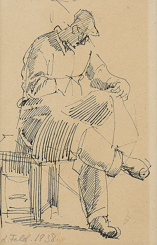 Ľudovít Feld – Muž pri práci 