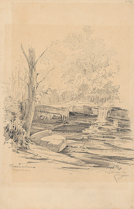 Eugen Wallachy – Štúdia potoka 