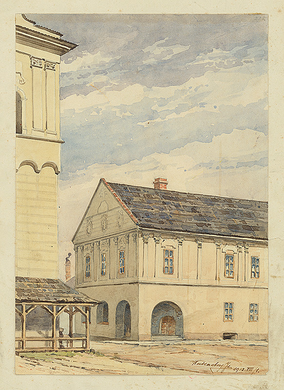 Eugen Wallachy – Pri zvonici v Spišskej Sobote 