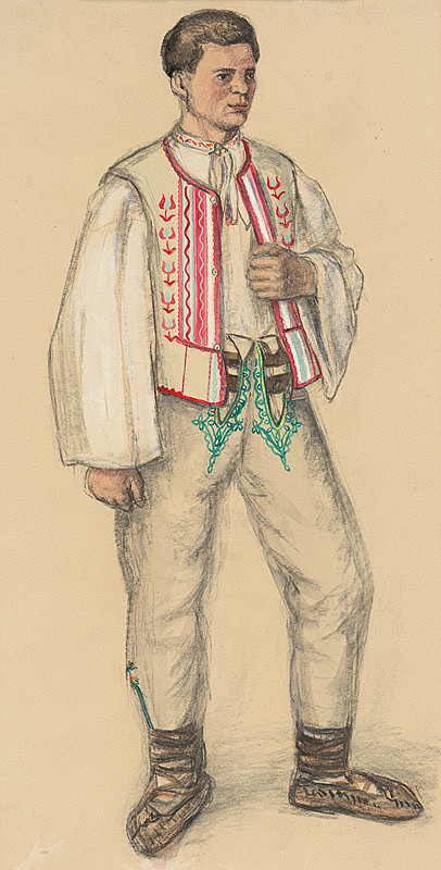 Matilda Čechová – Štúdia mužského kroja zo Spiša 