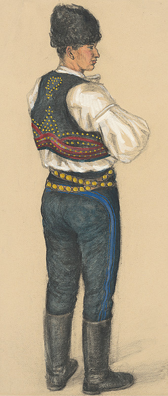 Matilda Čechová – Štúdia mužského kroja z Čierneho Balogu 