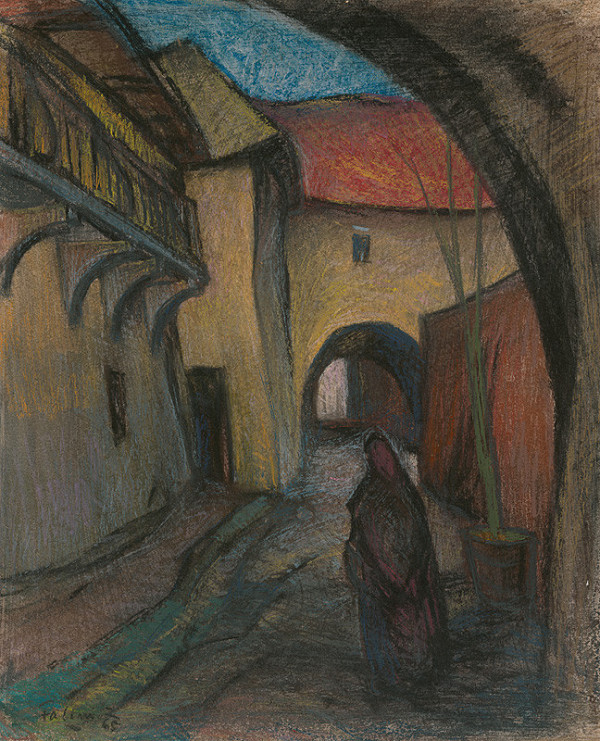 Jozef Fabini – Dvor domu v Levoči 