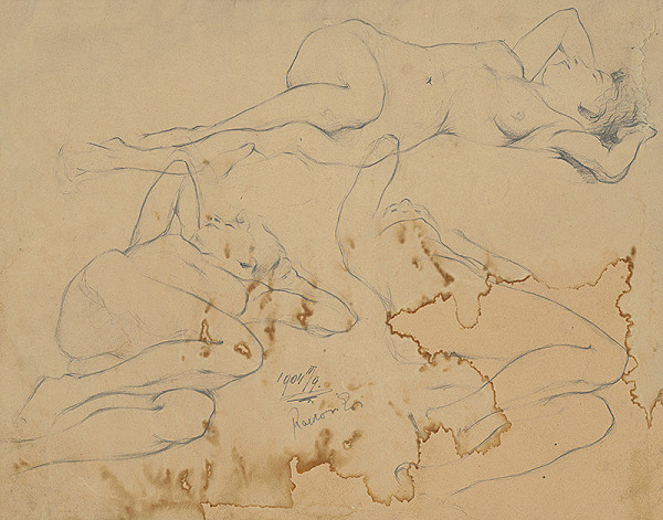 Ernest Rákosi – Štúdia ženských aktov 