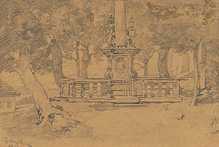 Viliam Forberger – Trojičný stlp pri gymnaziálnom kostole v Levoči 