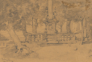 Viliam Forberger – Trojičný stlp pri gymnaziálnom kostole v Levoči 