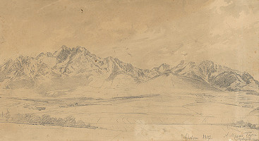 Viliam Forberger – Tatry od Kežmarku 