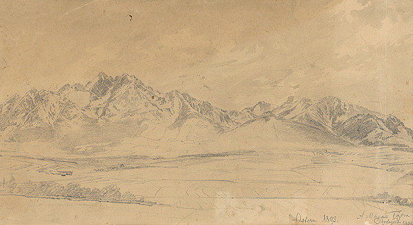 Viliam Forberger – Tatry od Kežmarku 