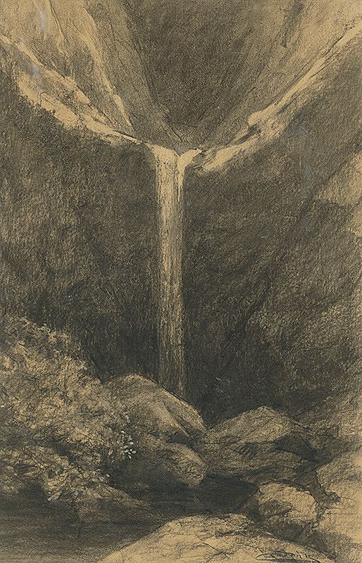 Ľudovít Čordák – Vodopád (Zo Slovenského raja) 