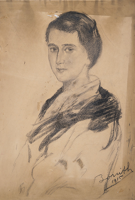 Andor Borúth – Štúdia k podobizni ženy 