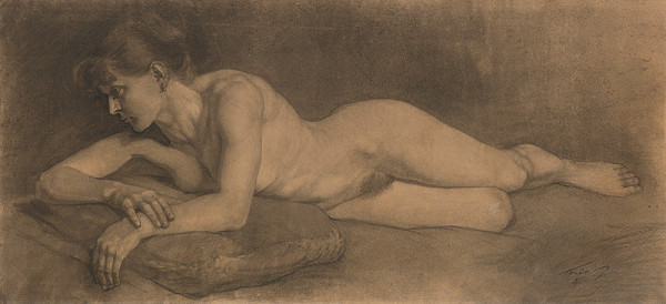 Július Török – Ležiaci ženský akt 