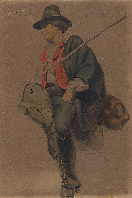 Vojtech Klimkovič – Štúdia muža z Albánie 