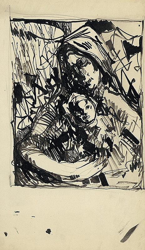 Juraj Collinásy – Štúdia matky s dieťaťom