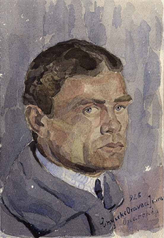 Imrich Oravec – Vlastná podobizeň 