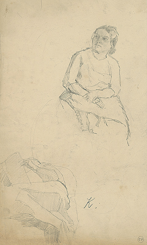 Ferdinand Katona – Sediaca žena 