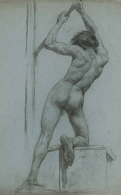 Ákos Aranyossy – Štúdia stojaceho ženského aktu 