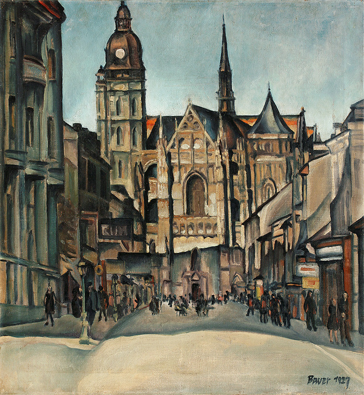Konštantín Bauer – Dóm svätej Alžbety, 1927, Východoslovenská galéria