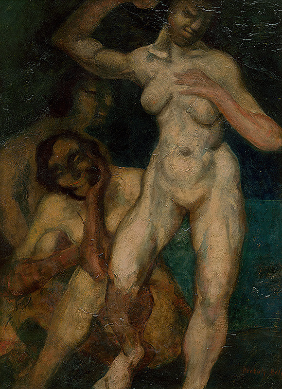 Béla Nemessányi Kontuly – Kompozícia ženských aktov 