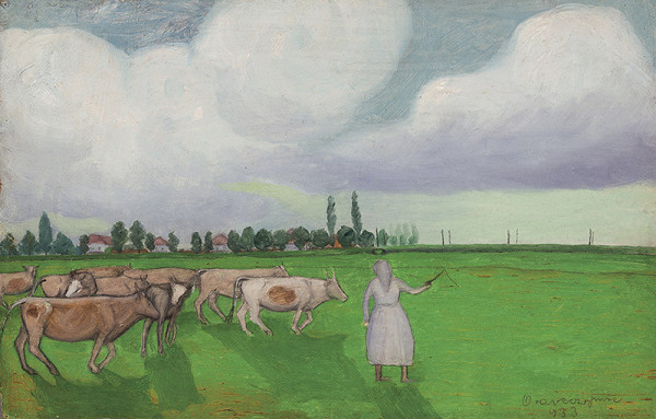 Imrich Oravec – Kravy na pastve 