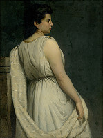 Štefan Hegedüs – Štúdia dámy v bielom 