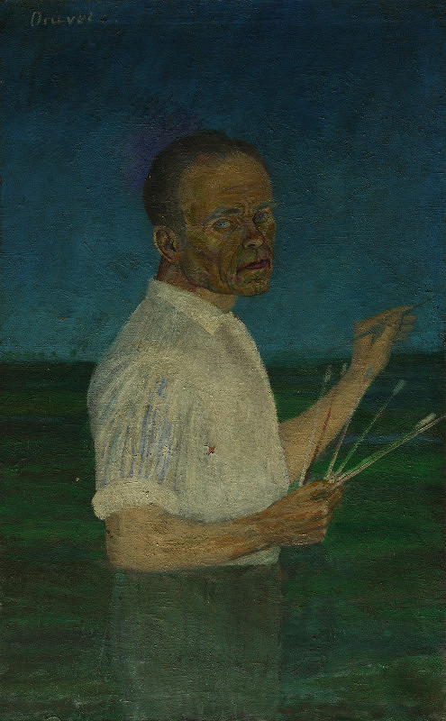 Imrich Oravec – Vlastná podobizeň 