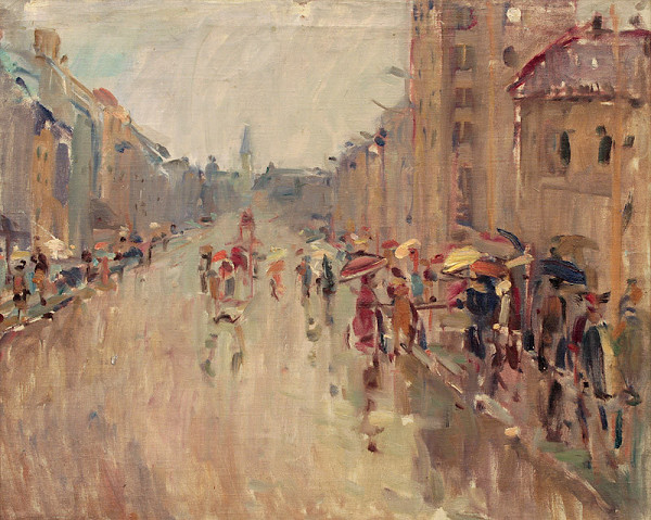 Andrej Doboš – Motív z mesta 