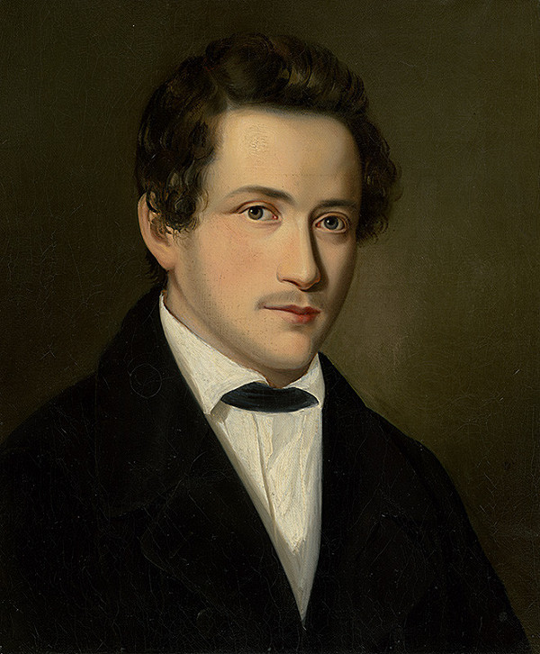 Stredoeurópsky maliar z 2. polovice 19. storočia – Podobizeň mladého muža
