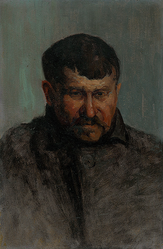 Ľudovít Čordák – Štúdia mužskej hlavy 