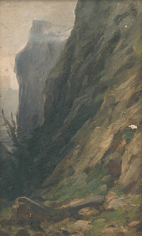 Ľudovít Čordák – Záber zo Zádielskej doliny 