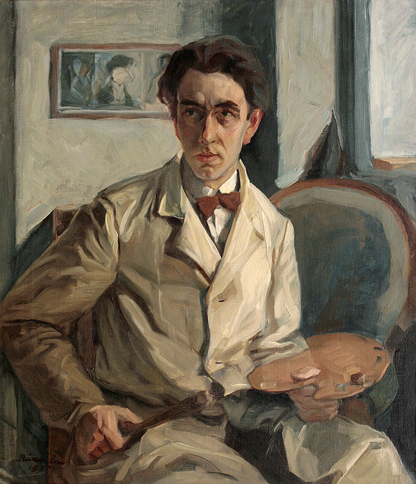 Ernest Rákosi – Podobizeň akad. maliara Mikuláša Jordána