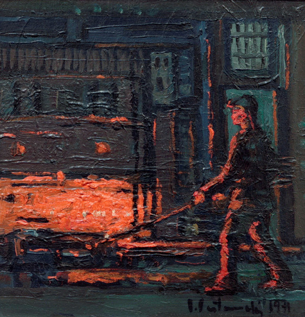 Vladimír Vestenický – Hutník pri práci I. 