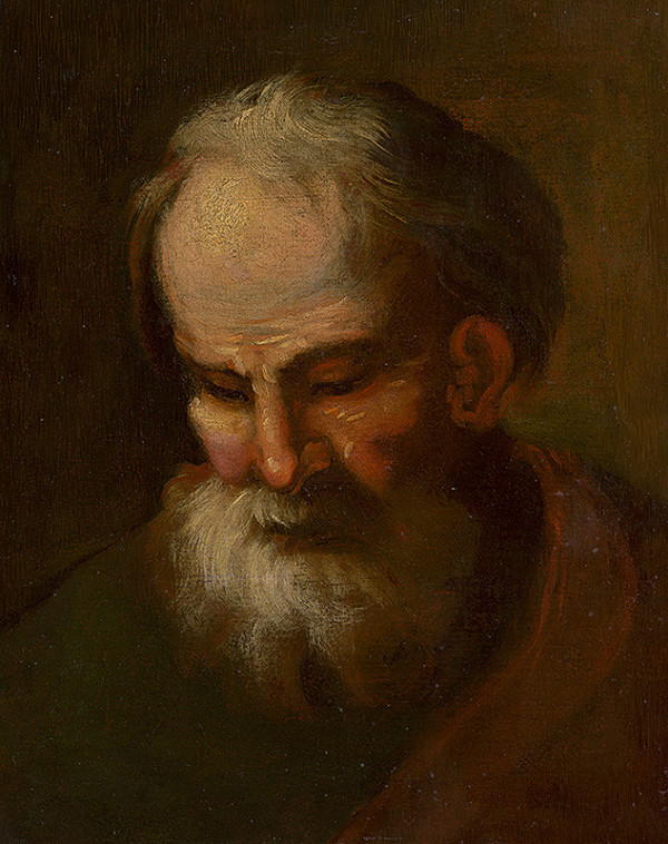 Stredoeurópsky maliar z konca 19. storočia – Hlava apoštola