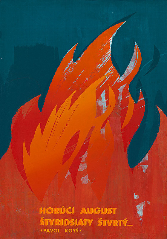 Anna Boršovská-Nemcová – Rok 1944 (návrh na plagát) 