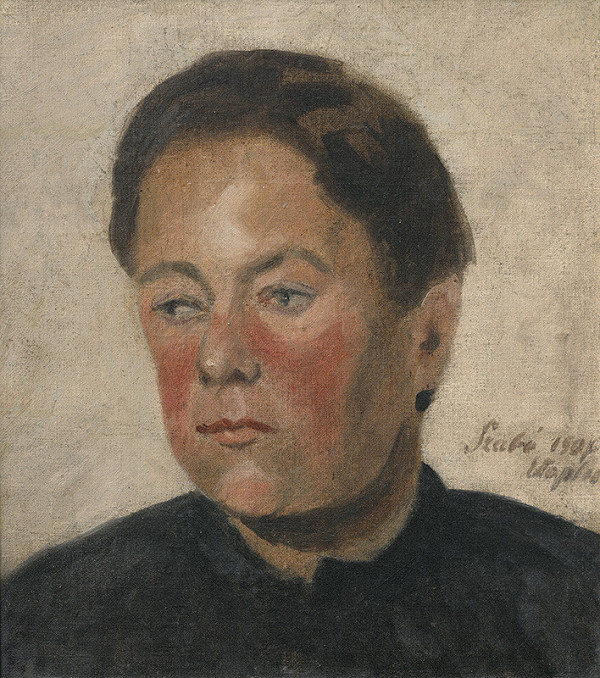 Maďarský maliar zo začiatku 20. storočia – Podobizeň mladého muža