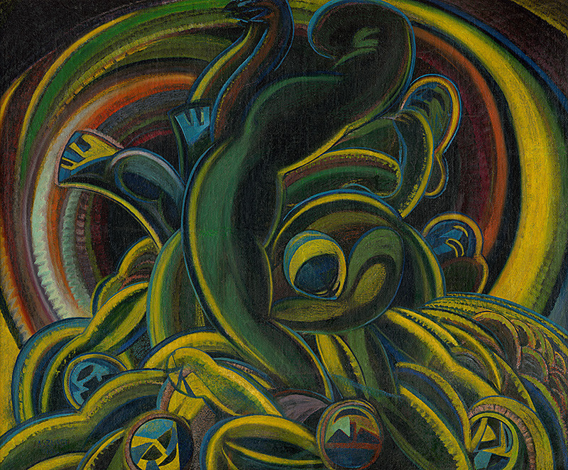Anton Jasusch – Voľná kompozícia II., 1922 – 1924, Východoslovenská galéria 