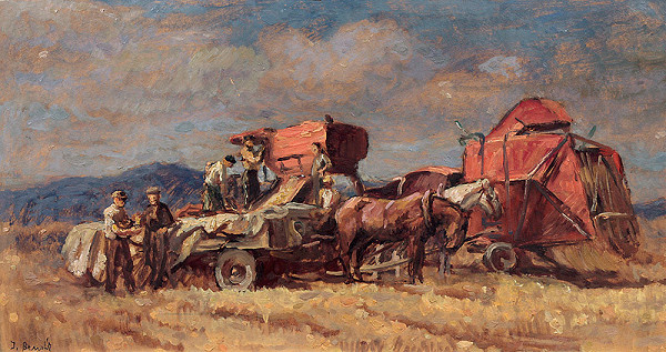 Jozef Bendík – Žatva na JRD v Sabinove 