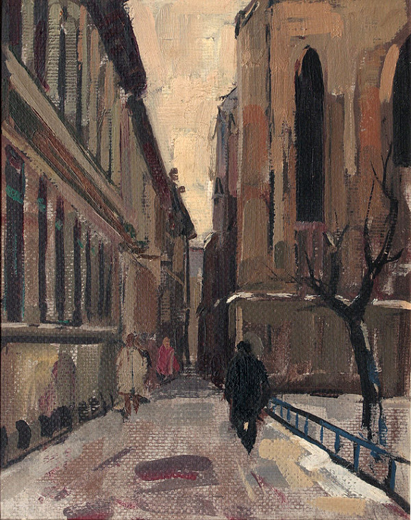 Július Bukovinský – Pri františkánskom kostole 