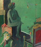 Dušan Srvátka – Akt v zelenom 