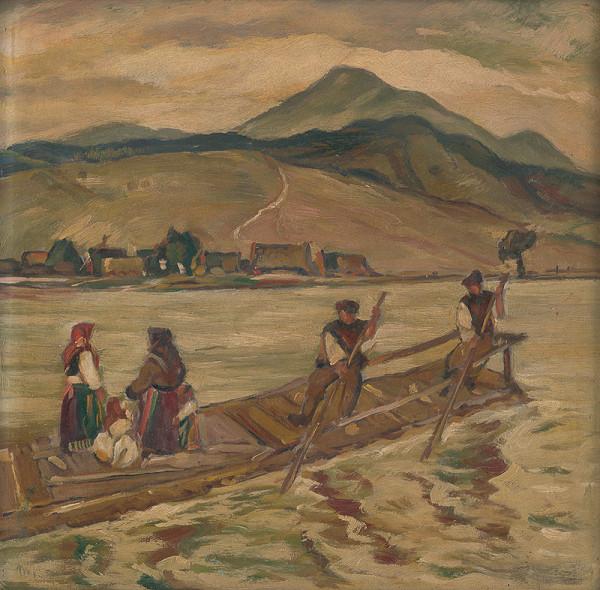 Martin Benka – Veľká voda na Váhu 