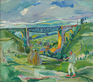 Vojtech Erdélyi – Krajina s mostom 