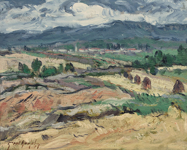 Ján Grotkovský – Krajina od Myslavy 