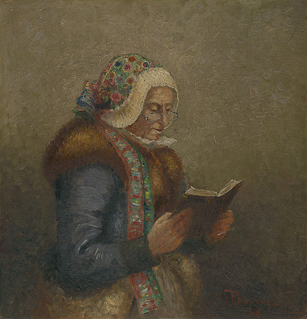 Vojtech Pernica – Žena s knihou 