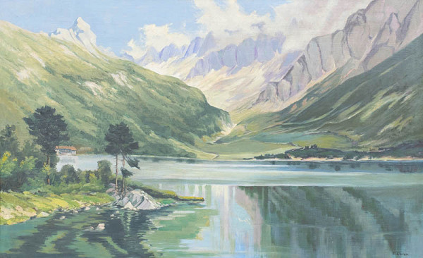 Eugen Chrien – Horské jazero v Tatrách
