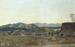 Eduard Hriňák – Podtatranská dedina 