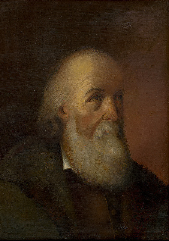 Stredoeurópsky maliar z 2. polovice 19. storočia – Hlava starca